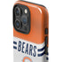 NFL Chicago Bears White Striped iPhone 16 Pro Impact Case